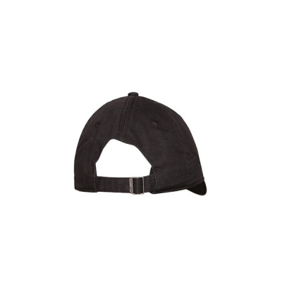 Unisex Black Washed Solid Cap