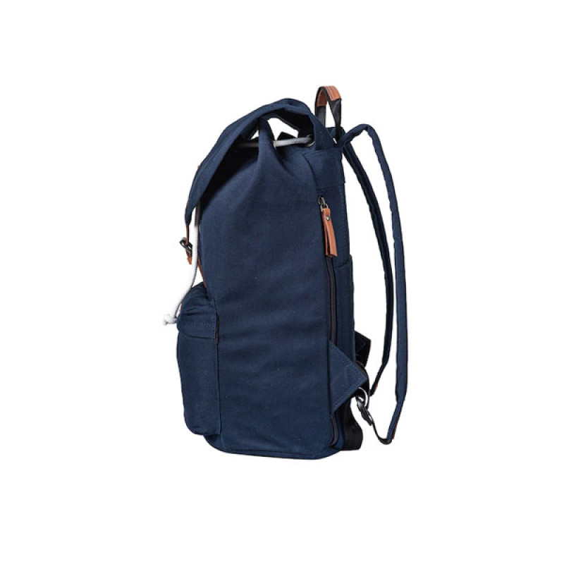 Navy Blue Travel Laptop Backpack