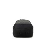 Black Backpack with Compression Straps